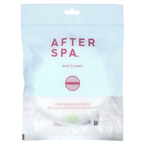 AfterSpa, Dual Texture Scrubber, 1 Scrubber